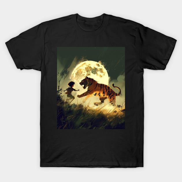 Calvin and Hobbes Vibrant Vision T-Shirt by WillyPierrot